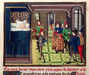 5089-90年代のダゴベール王1世の死 作： Brabant School