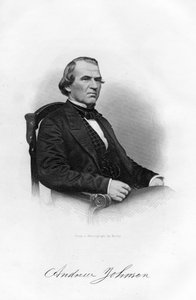 アンドリュージョンソン、第16代アメリカ合衆国大統領、1862〜1867年。 作： Brady