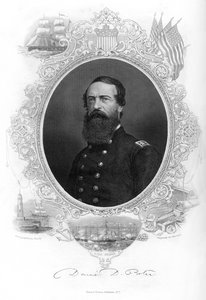 デビッドディクソンポーター、アメリカ合衆国提督、1862〜1867年。 作： Brady