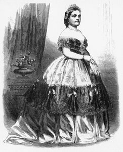 リンカーン夫人、c1860s。 作： Brady