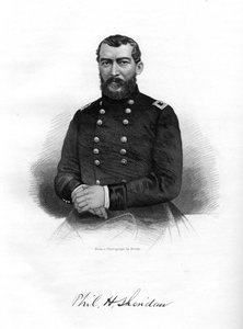 フィリップヘンリーシェリダン、北軍総督、1862-1867年。 作： Brady