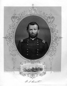 ユリシーズSグラント、アメリカの将軍、第18代アメリカ合衆国大統領、1862-1867。