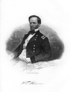 ウィリアム・ティカムサ・シャーマン、北軍総督、1862-1867。 作： Brady