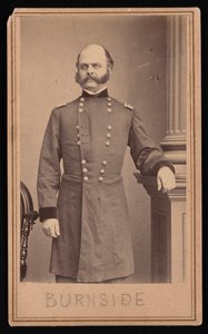 アンブローズ エヴェレット バーンサイドの肖像 1824 ～ 1881 年、1860 年代頃。 作： Brady