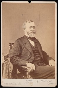 Ebenezer Rockwood Hoar 1816-1895 の肖像、1895 年以前。 作： Brady