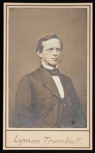 ライマン トランブルの肖像 1813 ～ 1896 年、1864 ～ 1868 年。 作： Brady