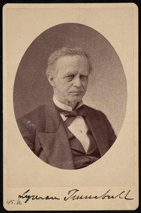 ライマン トランブルの肖像 1813 ～ 1896 年、1868 ～ 1881 年。 作： Brady