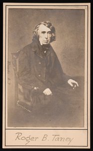 ロジャー・ブルック・タニーの肖像、1777～1864年、1864年以前。 作： Brady