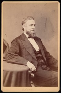 Schuyler Colfax 1823-1885 の肖像、1885 年以前。 作： Brady