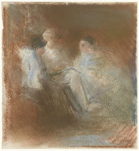 A. 本と 2 人の女性を持つグランモント 作： Bramine Hubrecht