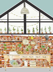 素朴なガーデニング小屋