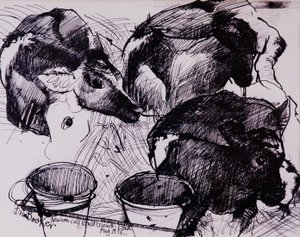 子牛、湿った、新生児、1978 作： Brenda Brin Booker