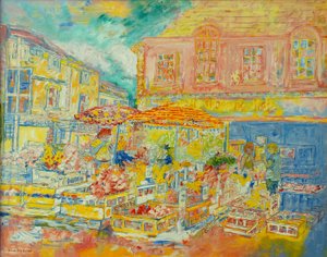 広場の市場 作： Brenda Brin Booker