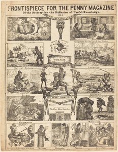 知識普及協会のペニー誌の口絵: Vo 作： British 19th Century