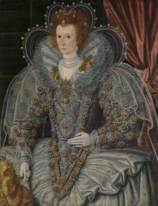 女性の肖像」 1600年頃 作： British Painter