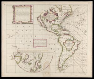 M.D.C.年に発見されたコンパスの変動を示す、全世界の新しく正しい海図。 作： British School