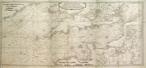 英国海峡とクリア岬までの大西洋の一部に関する新しい水路測量。 作： British School