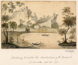 一連のスケッチ、イギリス、大陸、アメリカの景色 1772-1778 (水彩) 作： British School