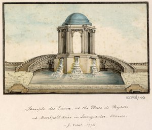 一連のスケッチ、イギリス、大陸、アメリカの景色 1772-1778 (水彩) 作： British School