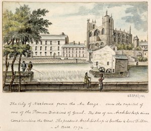 一連のスケッチ、イギリス、大陸、アメリカの景色 1772-1778 (水彩) 作： British School