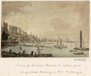 一連のスケッチ、イギリス、大陸、アメリカの景色 1772-1778 (水彩) 作： British School