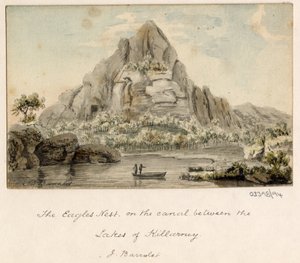 一連のスケッチ、イギリス、大陸、アメリカの景色 1772-1778 (水彩) 作： British School