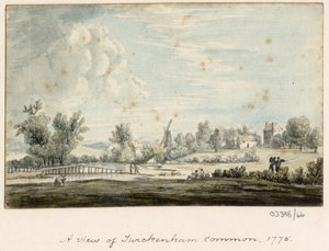 一連のスケッチ、イギリス、大陸、アメリカの景色 1772-1778 (水彩) 作： British School