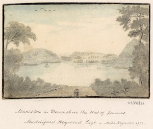 一連のスケッチ、イギリス、大陸、アメリカの景色 1772-1778 (水彩)