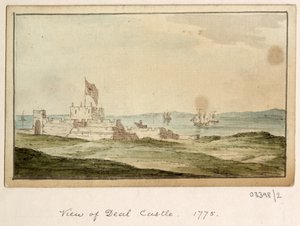 一連のスケッチ、イギリス、大陸、アメリカの景色 1772-1778 (水彩) 作： British School