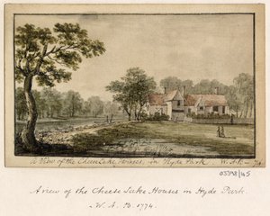 一連のスケッチ、イギリス、大陸、アメリカの景色 1772-1778 (水彩) 作： British School