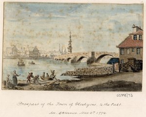 一連のスケッチ、イギリス、大陸、アメリカの景色 1772-1778 (水彩) 作： British School