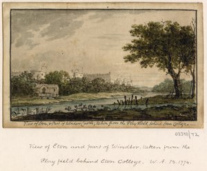 一連のスケッチ、イギリス、大陸、アメリカの景色 1772-1778 (水彩)