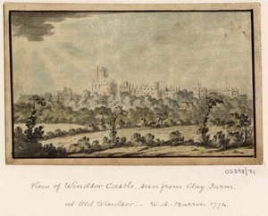 一連のスケッチ、イギリス、大陸、アメリカの景色 1772-1778 (水彩) 作： British School