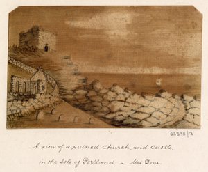 一連のスケッチ、イギリス、大陸、アメリカの景色 1772-1778 (水彩) 作： British School