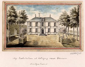 一連のスケッチ、イギリス、大陸、アメリカの景色 1772-1778 (水彩) 作： British School