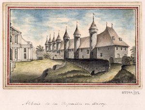 一連のスケッチ、イギリス、大陸、アメリカの景色 1772-1778 (水彩) 作： British School