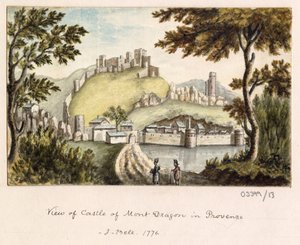 一連のスケッチ、イギリス、大陸、アメリカの景色 1772-1778 (水彩) 作： British School