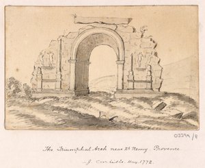 一連のスケッチ、イギリス、大陸、アメリカの景色 1772-1778 (スケッチ) 作： British School