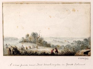 一連のスケッチ、イギリス、大陸、アメリカの景色 1772-1778 (水彩)