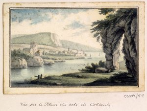 一連のスケッチ、イギリス、大陸、アメリカの景色 1772-1778 (水彩) 作： British School