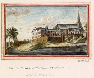 一連のスケッチ、イギリス、大陸、アメリカの景色 1772-1778 (水彩) 作： British School