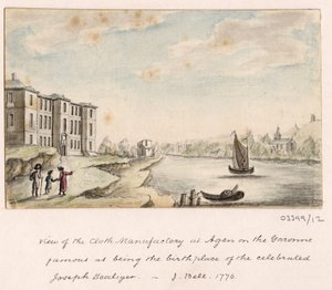 Sarja luonnoksia, näkymiä Isossa-Britanniassa, mantereella ja Amerikassa 1772-1778 (akvarelli) 作： British School