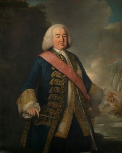ウィリアム・ローリー提督（1690年頃～1768年） 作： British School