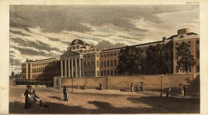 ベツレム精神病院または 1816 年のベッドラム 作： British School