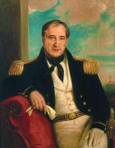 ジョン・クロフト・ホーキンス大尉（1798～1851年） 作： British School