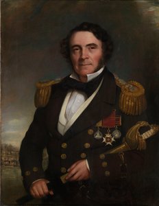 サー・ウィリアム・ハッチョン・ホール大尉（1797～1878年） 作： British School
