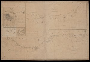 フリンダースによるテラ・アウストラリスの海図。南海岸シートI 1801