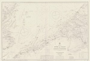 ドーバーとカレーからオルフォードネスまでの地図 作： British School