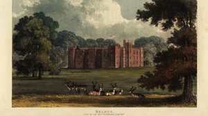 クランバー パーク、ノッティンガムシャー、ニューカッスル公爵の居城 作： British School