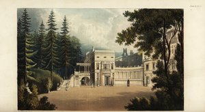 サリー州ディープデン、銀行家トーマス・ホープの本拠地 作： British School